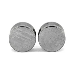 Meteorite And Titanium Ear Gauges, Metal Plugs Sizes 00g And Larger -Johan Jewelry Shop E3516TI MT 3