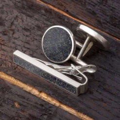 Bad To The Dino Bone Gift Set, Tie Clip And Cuff Links