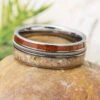 Memorial Ring With Guitar String And Mahogany Wood -Johan Jewelry Shop E4752Art05 2023Cropped 1