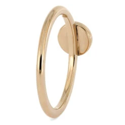 Rose Gold Statement Ring With Dinosaur Bone -Johan Jewelry Shop E5138RG 3