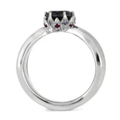 Platinum Twist Engagement Ring With Alexandrite 11 Platinum Twist Engagement Ring With Alexandrite -Johan Jewelry Shop E5262 4