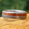 Cremation Ring With Wood And Ashes Inlays 2 Cremation Ring With Wood And Ashes Inlays -Johan Jewelry Shop E5273ArtCropped 2