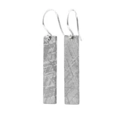 Gibeon Meteorite Dangle Earrings -Johan Jewelry Shop E5281 2 5
