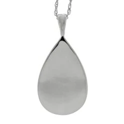 Teardrop Memorial Necklace With Ashes 9 Teardrop Memorial Necklace With Ashes -Johan Jewelry Shop E5375 2