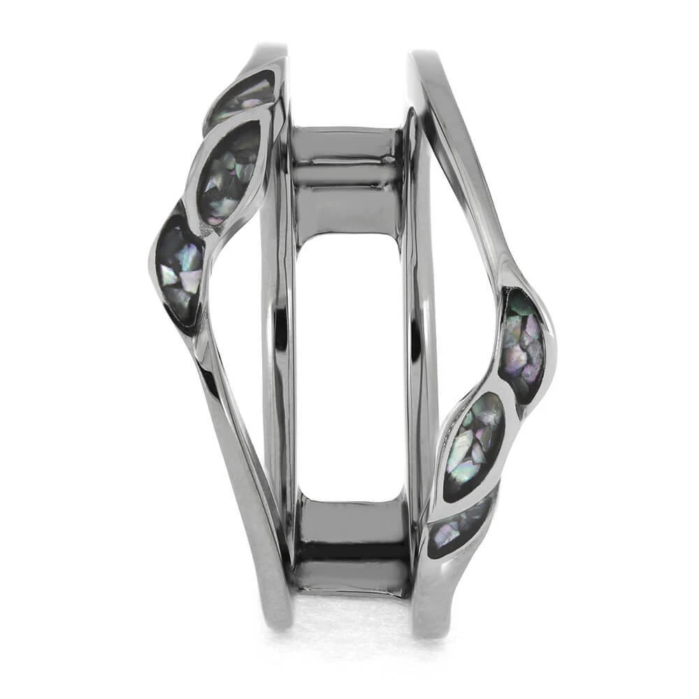 Custom Pearl Ring Guard With Floral Design 6 Custom Pearl Ring Guard With Floral Design - Image 4