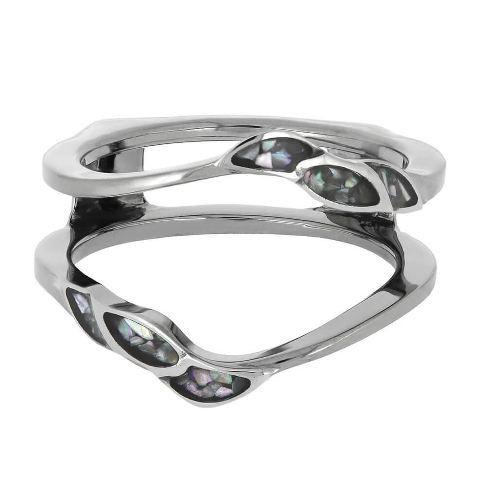 Custom Pearl Ring Guard With Floral Design 9 Custom Pearl Ring Guard With Floral Design - Image 7