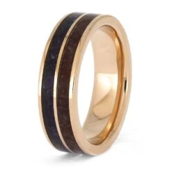 Rose Gold Birthstone Ring With Ruby And Amethyst 10 Rose Gold Birthstone Ring With Ruby And Amethyst -Johan Jewelry Shop E5445RG 3