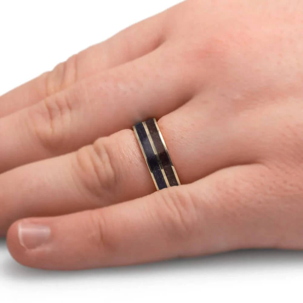 Birthstone Ring In White Gold With Amethyst And Ruby 8 Birthstone Ring In White Gold With Amethyst And Ruby - Image 6