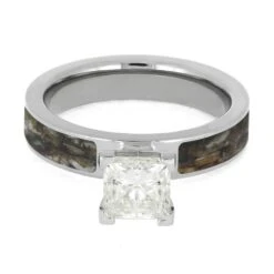 Diamond Golf Engagement Ring With Tee Inlay -Johan Jewelry Shop E5548 5