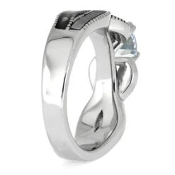 Aquamarine Solitaire With Meteorite And Pearl Twist Design 11 Aquamarine Solitaire With Meteorite And Pearl Twist Design -Johan Jewelry Shop E5603 3 c3dce1d7 fedc 4228 956a e5137f84bbd1