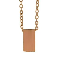 Urn Necklace With Gem In Rose Gold Color -Johan Jewelry Shop EAVMemorialGemNecklaceRG 3