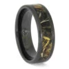 Black Ceramic Ring With Realtree® Max5 Camo Inlay 2 Black Ceramic Ring With Realtree® Max5 Camo Inlay -Johan Jewelry Shop ERS12593 RMCA005918 135