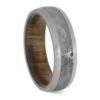 Genuine Meteorite Ring With Exotic Wood Sleeve 2 Genuine Meteorite Ring With Exotic Wood Sleeve -Johan Jewelry Shop ERS12611 2896 10