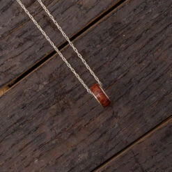 Honduran Rosewood Charm Bead Necklace