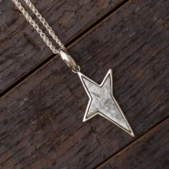 Star Necklace With Muonionalusta Meteorite
