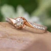 Diamond Engagement Ring With 6-Prong Setting -Johan Jewelry Shop ESHRP024953ArtCropped 1