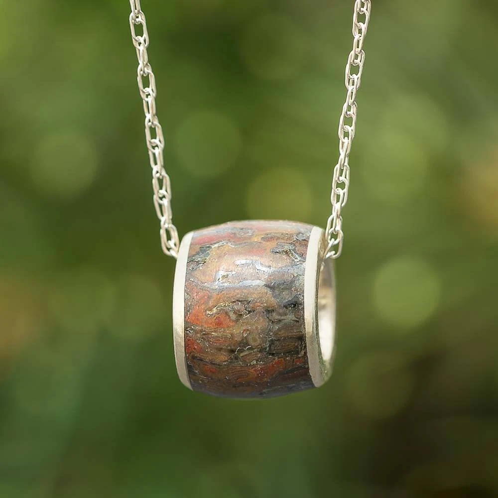 Dinosaur Fossil Charm Bead Necklace 7 Dinosaur Fossil Charm Bead Necklace - Image 5