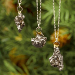 Campo Del Cielo Meteorite 20" Necklace 15 Campo Del Cielo Meteorite 20" Necklace -Johan Jewelry Shop ESIG3040Group10 2022Cropped 1