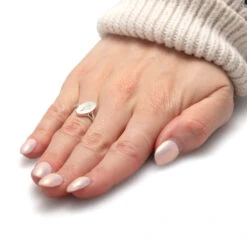 Birth Flower Signet Ring For New Moms 17 Birth Flower Signet Ring For New Moms -Johan Jewelry Shop EST57814HandshotCropped 2