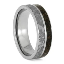 Meteorite & Dino Bone Matching Wedding Bands 10 Meteorite & Dino Bone Matching Wedding Bands -Johan Jewelry Shop E 1622 1 a2ccf9ac 4326 461c 831a e7ebbbbda9cb