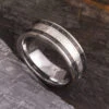 Tungsten Wedding Band With Stardust And Burl Wood -Johan Jewelry Shop E 1809 Art Cropped 1 3