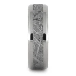 Meteorite & Mokume Gane Men's Wedding Band -Johan Jewelry Shop E 2276 2