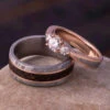 Dinosaur Bone And Meteorite Ring Set 1 Dinosaur Bone And Meteorite Ring Set -Johan Jewelry Shop E 2572 Art February 21 2