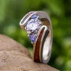 Unique Moissanite Engagement Ring With Wood Inlay -Johan Jewelry Shop E 2581 Art January Cropped 3