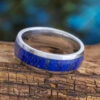 Men's Lapis Lazuli Ring In Titanium 2 Men's Lapis Lazuli Ring In Titanium -Johan Jewelry Shop E 3431 Art June Cropped 4
