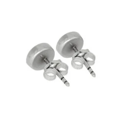 Genuine Turquoise Stud Earrings In Sterling Silver -Johan Jewelry Shop E 3854 Turquoise Earrings 3