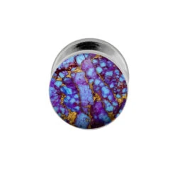 Lava Mosaic Turquoise Tie Tack -Johan Jewelry Shop E 3973 Tie Tack Lava Turquoise Mosaic 2
