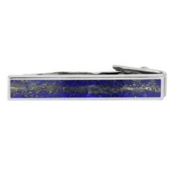 Lapis Lazuli Tie Clip -Johan Jewelry Shop E 3981 Tie Bar Lapis Lazuli 3