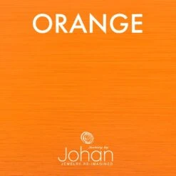 Dog Tag Keychain Gift With Image Engraving -Johan Jewelry Shop E 5461 Orange