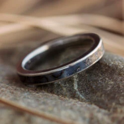 Dinosaur Fossil Women's Wedding Band