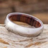 Titanium Ring With Ironwood Inside 2 Titanium Ring With Ironwood Inside -Johan Jewelry Shop E SIG3004 Art 3