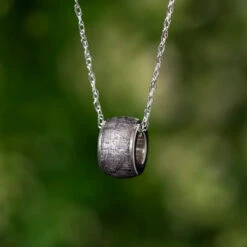 Gibeon Meteorite Necklace -Johan Jewelry Shop E SIG3032 Art Cropped 2