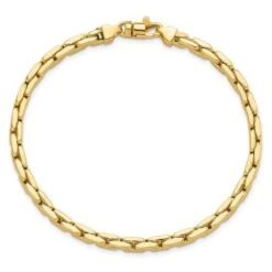 Yellow Gold Bracelet For Men 8 Yellow Gold Bracelet For Men -Johan Jewelry Shop GB283 8.25 4