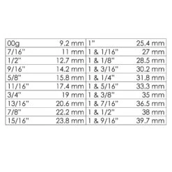 Titanium 5/8" Coquina Jasper Ear Gauges 11 Titanium 5/8" Coquina Jasper Ear Gauges -Johan Jewelry Shop Gauge Size Chart 3 2979ac56 2be8 4518 b8a3 cfaa9ee97680