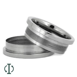 Modular Ring Core B, 8MM Titanium Ring With 1.5MM Edges -Johan Jewelry Shop INTCORE B 3 E