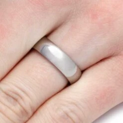 Titanium Ring With Ironwood Inside 11 Titanium Ring With Ironwood Inside -Johan Jewelry Shop Ironwood Sleeve Titanium 5