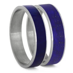 Lapis Lazuli Inlay Components For Modular Rings