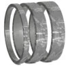 Meteorite Inlay Components For Modular Rings -Johan Jewelry Shop Meteorite Triple