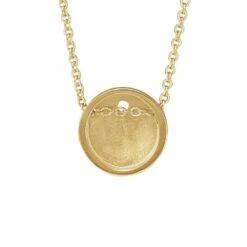 Circle Slide Necklace With Natural Emerald 13 Circle Slide Necklace With Natural Emerald -Johan Jewelry Shop NewStullerNecklaces 0002s 0002 87454yg3