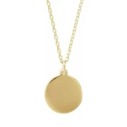 Tiny Circle Necklace With Starburst -Johan Jewelry Shop NewStullerNecklaces 0012s 0002 86649yg3