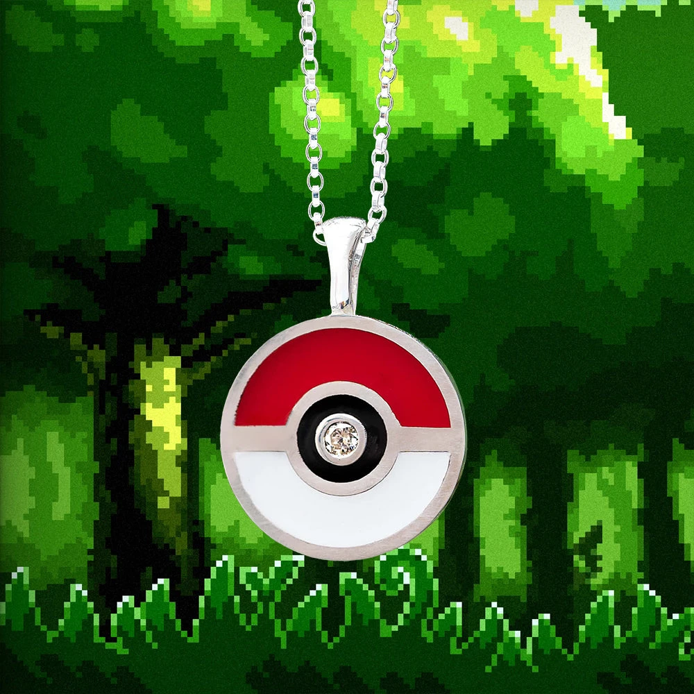 Pokémon Poké Ball Pendant Necklace 8 Pokémon Poké Ball Pendant Necklace - Image 6