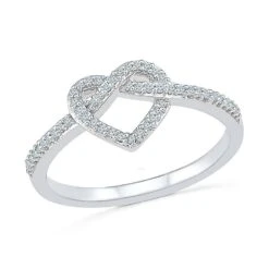 Infinity Diamond Promise Ring In Gold Or Silver -Johan Jewelry Shop RH201330 W c1979be2 3abe 4df2 a63f 15a8775ca4da
