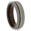 Ironwood Wedding Band In Sandblasted Titanium 1 Ironwood Wedding Band In Sandblasted Titanium -Johan Jewelry Shop RS10655E
