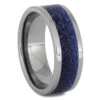 Blue Antler Ring With Titanium Edges -Johan Jewelry Shop RS11254 E