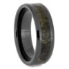 Men's Black Ceramic Wedding Band With Camo -Johan Jewelry Shop RS11522E
