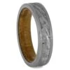 Women's Bamboo Ring With Meteorite 1 Women's Bamboo Ring With Meteorite -Johan Jewelry Shop RS11555E